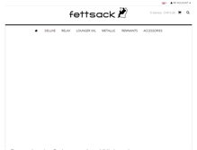 Tablet Screenshot of fettsack.ch